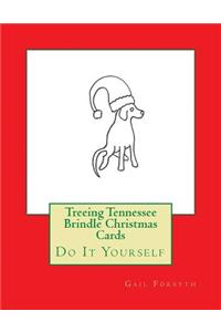 Treeing Tennessee Brindle Christmas Cards