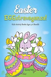 Easter EGGxtravaganza! Kids Activity Books Ages 4-6 Bundle