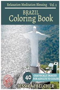 Brazil Coloring Book for Adults Relaxation Vol.2 Meditation Blessing