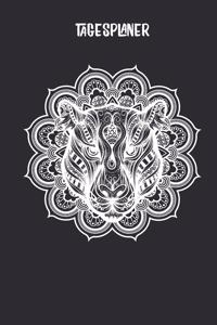 Tagesplaner mit Mandala Tiger als Krafttier