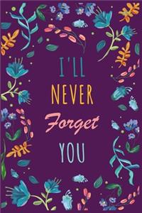 Password Book I'll Never Forget You