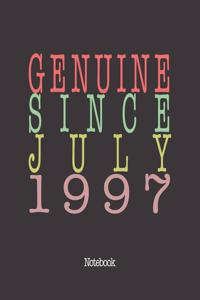 Genuine Since July 1997