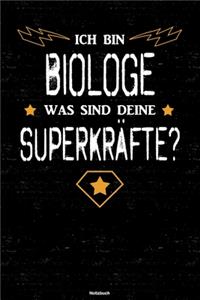 Ich bin Biologe was sind deine Superkräfte? Notizbuch