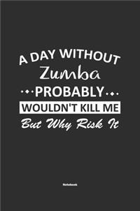 A Day Without Zumba Probably Wouldn't Kill Me But Why Risk It Notebook
