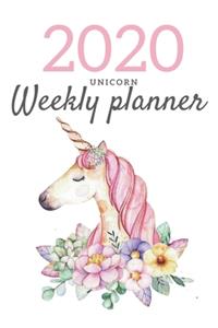 2020 Unicorn WEEKLY PLANNER