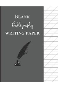 Blank Calligraphy Writing Paper