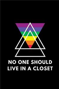 No One Should Live In A Closet