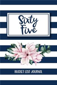 Sixty Five Bucket List Journal