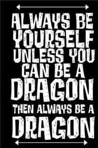 Always be Yourself Unless You Can be a Dragon Then Always be a Dragon