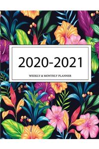 2020 - 2021 Weekly And Monthly Planner
