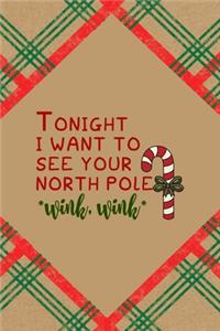 Tonight I Want To See our North Pole *wink, wink*