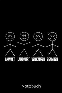 Anwalt Landwirt Verkäufer Beamter