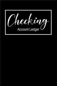 Checking Account Ledger
