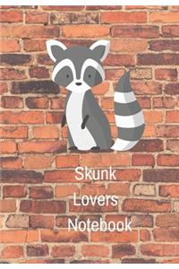 Skunk Lovers Notebook