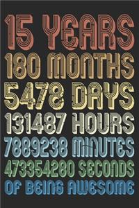 15 Years Of Being Awesome