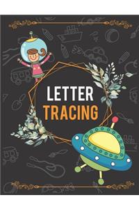 Letter Tracing For Toddlers. Handwriting Practice Paper Workbook. Beginner to Tracing ABC Letters A-Z. Alphabet Handwriting Practice Workbook for Kids