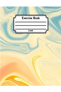 Exercise Book Lined: Back To School Notebook V38