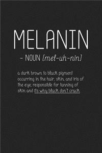 Melanin -Noun [mel-Uh-Nin]