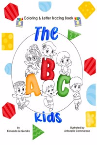 ABC Kids: Coloring & Letter Tracing Book (Naturebella's Kids Multicultural Series)