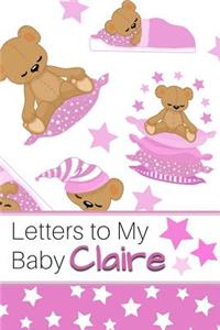 Letters to My Baby Claire