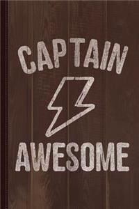 Captain Awesome Journal Notebook