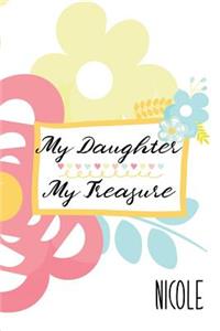 Nicole: My Daughter My Treasure: Inspirational Journal for Daughters from Moms