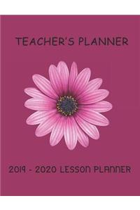 Teacher's Planner 2019-2020 Lesson Planner: Weekly and Monthly Lesson Planner