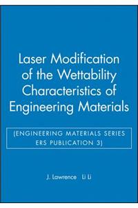 Laser Modification of the Wettability Characteristics of Engineering Materials