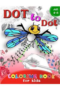 Dot to Dot Coloring book for Kids Ages 4-8
