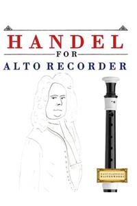 Handel for Alto Recorder
