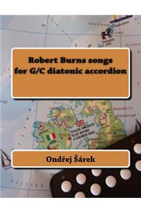 Robert Burns songs for G/C diatonic accordion