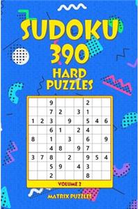 SUDOKU 390 Hard Puzzles