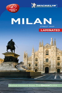 Michelin Milan City Map - Laminated