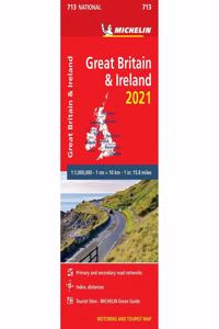 Great Britain & Ireland 2021 - Michelin National Map 713