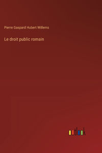 Le droit public romain