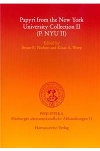 Papyri from the New York University Collection II (P.Nyu II)