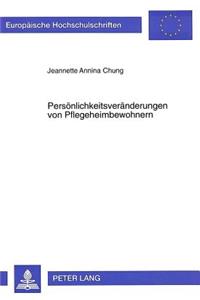 Persoenlichkeitsveraenderungen Von Pflegeheimbewohnern