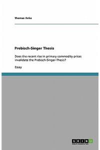 Prebisch-Singer Thesis