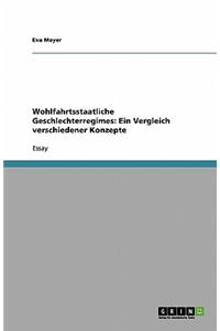 Wohlfahrtsstaatliche Geschlechterregimes