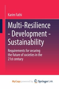 Multi-Resilience - Development - Sustainability