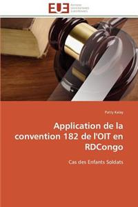 Application de la Convention 182 de l'Oit En Rdcongo