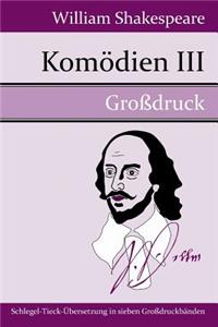 Komödien III (Großdruck)