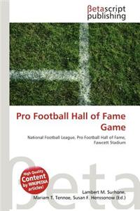 Pro Football Hall of Fame Game