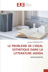 Le Probleme de l'Ideal Esthetique Dans La Litterature Jadida