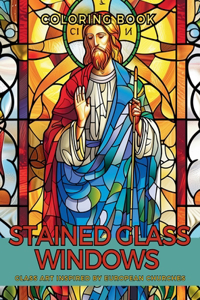 Stained Glass Windows Coloring Book