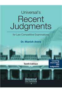 Universal's Recent Judgments for Competitive Examinations