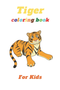 Tiger Coloring book for kids