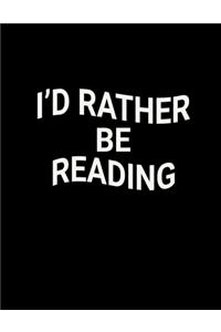 I'd Rather Be Reading