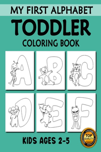 My First Toddler Alphabet Coloring Book