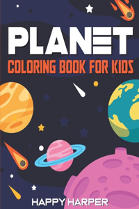 Planet Coloring Book For Kids